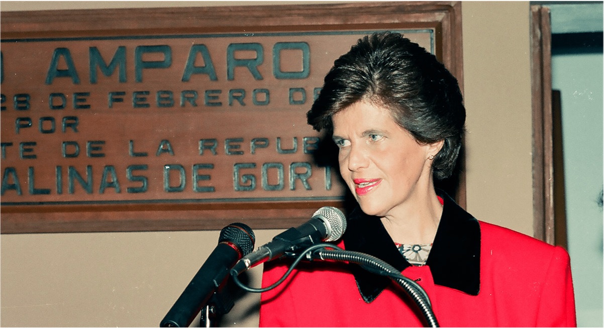 Ángeles Espinosa Yglesias se distinguió por su pasión y compromiso con el arte, la cultura y el bienestar social. En su liderazgo, fundó y presidió el Museo Amparo, impulsando proyectos que beneficiaron a Mujeres y Niñas, promoviendo su desarrollo y bienestar. En su ejemplo, se refleja la fuerza de una mujer que transformó la cultura y abrió caminos hacia la igualdad.